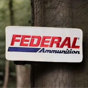 Trapshooting Cloth Patch Large FEDERAL  Ammunition Ammo Embroidered 9”x 11” NEW